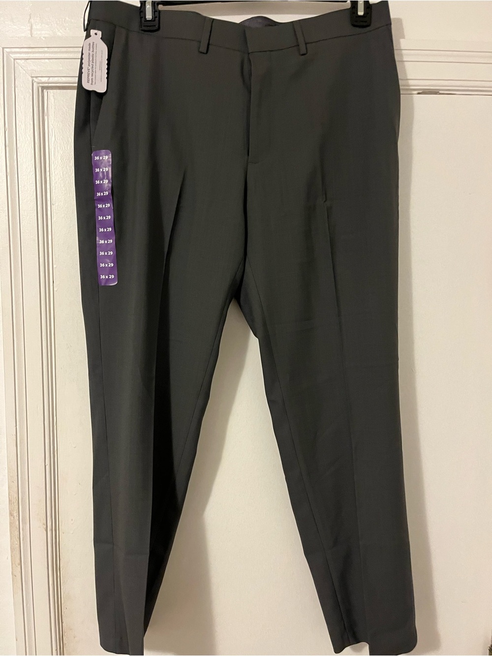 Haggar Men's Dress Pants in Dark Gray